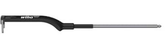 Wiha Kabelschlüssel Rundsteckverbinder für Drehmoment-Schraubendreher mit Längsgriff (36418) 14 x 218 mm, 1,5 Nm