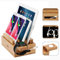 iCozzier Mini Bambus iWatch Ständer Multifunktionelle Ladestation und Kabel Organizer Docking Station für Apple Watch, iPhone, iPad, Smartphones, Tablets