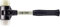 Simplex Schonhammer, Superplastik / Nylon; mit verstärktem Tempergussgehäuse und Fiberglasstiel | D=80 mm | 3778.080