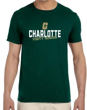 J2 Sport Uni Bekleidung University of North Carolina-Charlotte Forty Niners NCAA, Unisex, UNC-Charlotte Campus Script T-Shirt, XX-Large