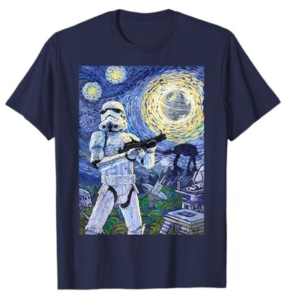 Star Wars Stormtrooper Starry Night Graphic T-Shirt T-Shirt