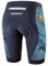 NICEWIN Radlerhose Damen mit Sitzpolster 4D Gepolstert Fahrradhose kurz Sporthose Atmungsaktive Schnell Trocknende Stoßfeste Radlershorts Damen,XL,Grau