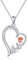 NINAMAID Kette Damen Herz Halskette für Frauen Schmuck Kette Silber 925 Damen Weihnachten Geschenk für Mama Sie Frau Valentinstag/Hochzeitstag/Geburtstag