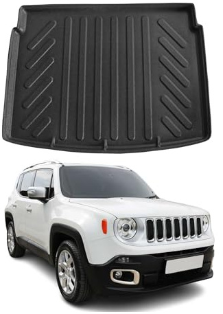 OMAC Kofferraumwanne für FIAT 500 500C 2007-2015 TPE Schwarz | Laderaumwanne, Kofferraummatte, Allwetter, fahrzeugspezifisches Produkt, wasserdicht