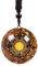 JINGERL Orgonite Anhänger Tiger Eye Halskette Sri Yantra Halskette Heilige Geometrie Yoga Schmuck