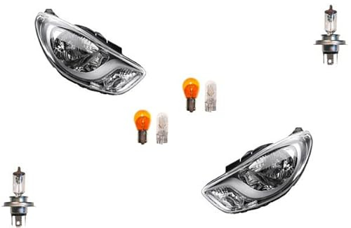 Johns, Scheinwerfer Halogen HSW passend für Hyundai i10 02/11- mit Leuchtmittel Satz LR