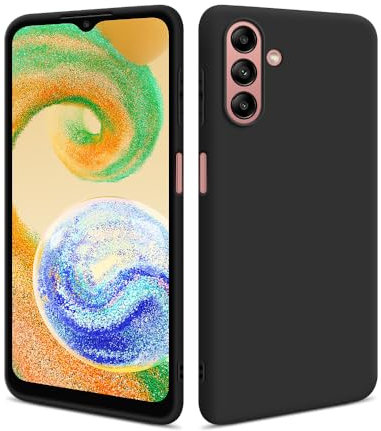 HSP Hülle für Samsung Galaxy A13 5G / A04s [Staubabweisend] Handyhülle | Premium TPU Silikon Case Schutzhülle | Kratzfest Stoßfest Fallschutz | Kameraschutz Displayschutz | Passgenau Dünn | Schwarz