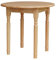 k koma Runder Kiefer Tisch Esstisch Küchentisch Speisetisch Öko Restaurant NEU Kiefer Lackiert (Durchmesser 80 cm)