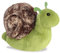 Aurora, 31859, Mini Flopsie Slow Schnecke, 20,5cm, Eco-Friendly Plüschtier, Grün & Braun