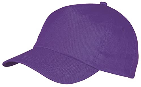 eBuyGB Baseball Cap 100% Cotton Unisex Mens Womens Adjustable Adults Summer Classic Sports 5 Panel Sports Hat