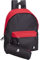 Julian Ross Schwarz Rot Rucksack mit Federmäppchen für Grundschule, Hauptschule und Oberschule für Kinder und Jugendliche, Junge und Mädchen, 41cm, 24L, wasserdichtes Polyester, Freizeit, Reisetasche