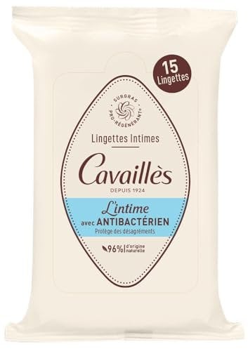 Rogé Cavaillès Antibactérien 15 lingettes intimes