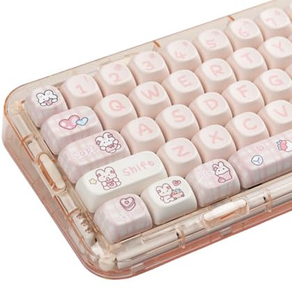 Cmokifuly MOA ISO/ANSI - 144 touches Dye Sub Keycaps pour clavier mécanique, jeu complet