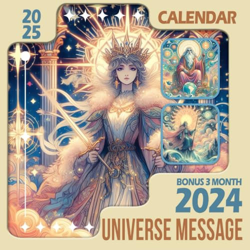 Universe Message Calendar 2025: From October 2024 to December 2025, Including Bonus 3 Months 2024 with Photography of Whimsical Witches, Perfect for Organizing and Planning