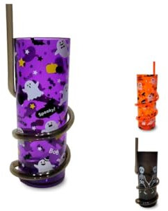 DISBACANAL Vaso Halloween con Pajita