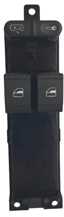 Schwarzer Fensterheber Schalter 9-Pin für 2-Türer für VW Golf 4 Bora Passat 3B 3BG