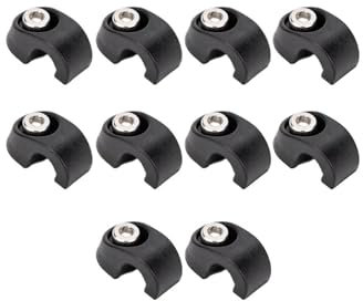 10 Stück Fahrradbremsgehäuse-Schnalle, Gabelbefestigung, C-förmige Schnalle, Bremskabel-Schlauchklemme, Kabelführung, Rahmenbefestigung, Schlauchclips(DH Clips)