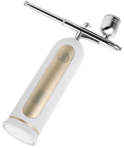 Healvian 1satz Tragbares Airbrush-kit Mit Kompressor Multifunktionale Spritzpistole Für Nagelkunst Kuchendekoration Makeup Und Kunstmalerei Kompakt Und Benutzerfreundlich