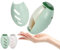 Fiohiros Wiederverwendbarer Fusselroller,Kleberolle,Waschbar,Tragbarer Wiederverwendbarer Fusselroller,Wiederverwendbarer Fusselrollerball (White+Green)