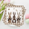 Servietten Ostern 40Stück, Osterservietten mit Ostereier Osterhasen Blumen Oster Hase Frühling Tischdeko Ostern Party Papierservietten Ostern Tisch Dekoration Einweg Papierservietten 33x33cm