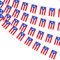 AhfuLife Banderines de bandera de Puerto Rico para decoración de fiestas, 30 banderas de Puerto Rico, banderas de tela de doble cara para decoración de fiesta de fanáticos del fútbol del Día Nacional