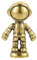 Homoyoyo Miniatur Roboterpendel Aus Messing - Vintage Astronautenstatue Für Büro Und Zuhause - Feng Shui Figur Kleiner Raumfahrer Im Nordischen Stil Einzigartiges Deko Element