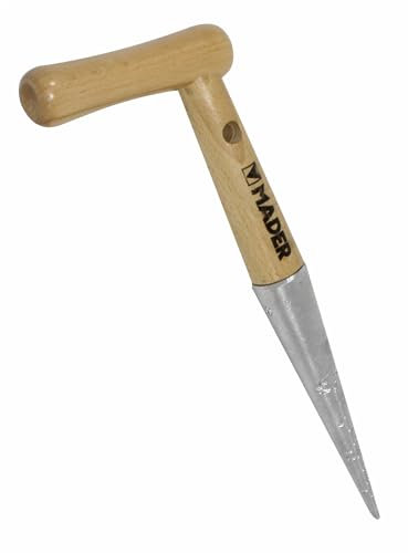 Plantador - fabricado en madera y aluminio, tamaño Ø33 x 175mm. Ideal para jardinería. Resistente y duradero.*