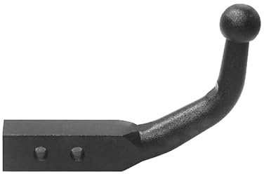 Anhängerkupplung 50mm Kugelkopf-Montagesatz–Stahlkugel mit Kupplungsstift, Kompatibel für 50x50mm Empfänger, Einfache Installation für Geländewagen & SUV (6 Rise)