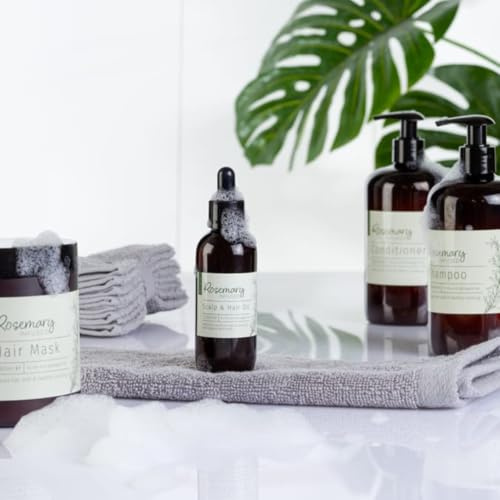 Rosemary Infused Scalp & Hair Oil 100ml – Nourishing Leave-In Hair Treatment for Dry & Damaged Hair, Promotes Growth & Strength
