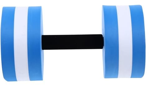 GARVALON Eva Wassergymnastik Hantel für Wassertraining, Dreischichtig Flach | 1 Stück, Blaues Modell für Meer und Thermalbad, Unterstützung bei Balance und Widerstand, Mehrzweck
