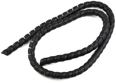 Styire 1 Meter Spiralkabelschutzschlauch, stabile Polyethylen-Ummantelung for Ladekabel, Hydraulikschläuche Schutzhülle(ID 8mm)