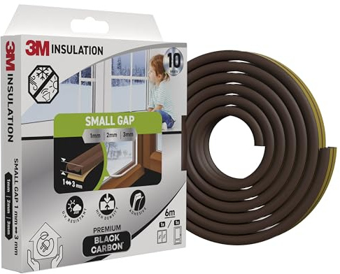 3M Joint d'Isolation Premium Petit espace, Marron, 6M