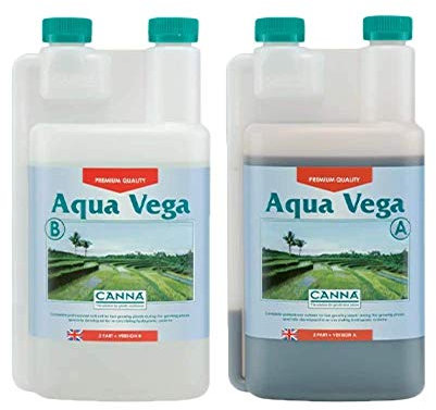 Abono para Cultivo de Canna Aqua Vega A+B (2x1L)