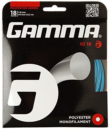 Gamma Tennissaite iO 18 blau (1,18 mm) 12,2 m Set, S