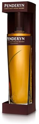 Penderyn Gold Single Malt Welsh Whisky Sherrywood - Ausgezeichneter Whisky aus Wales in der Geschenkpackung mit 46% vol. Alkohol (1 x 0,7l)