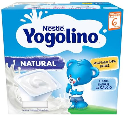 Yogolino Natural a Partir de 6 Meses, 4 x 100g