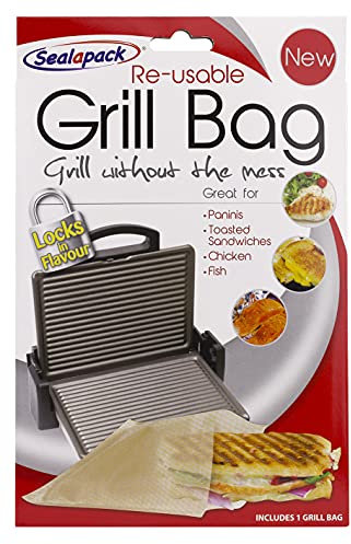 SEALAPACK SAP025 Flavour Lock Grill Bags, Plastic,Silver