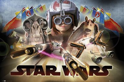 Star Wars – Podrace – 61 x 91 cm Poster/Poster