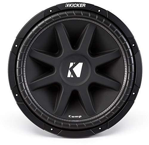KICKER Comp 15-inch (38cm) Subwoofer, 4-Ohm, RoHS Compliant