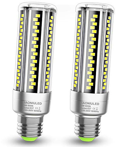 E27 LED Glühbirnen Led Birnen 20W E27 Led Kaltweiß 2500LM Ersatz 200W Glühlampe, E27 Mais Birne led Lampen Maiskolben Leuchtmittel Kerze Licht Lampe Energiesparlampe Beleuchtung, 2er Pack
