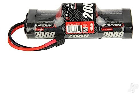 Superpax 7-Cell SC 2000mAh 8.4V NiMH Hump Battery Pack with Deans T-style Plug