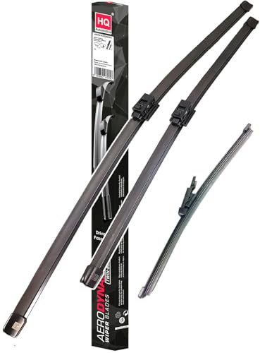 HQ Automotive Wiper Blades for Mercedes B Class W247 (2018 and later) Front Rear Kit, Adm91-621|Hq4A13