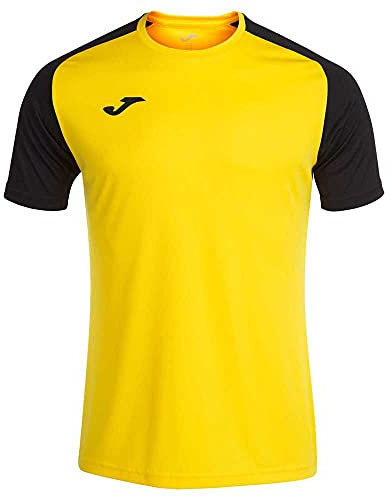 Joma Men's Short Sleeve T-Shirt - 7XS - 2XL - Academy IV Yellow Black
