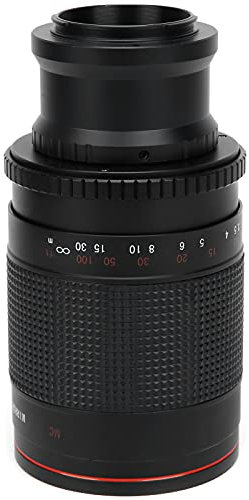 Kameraobjektiv, 500 Mm F8 Super-Tele-Spiegel mit Großer Blende und Manuellem Fokusobjektiv für NEX-Mount-Kamera - mit ND2 ND4 UV-Filter und Adapterring
