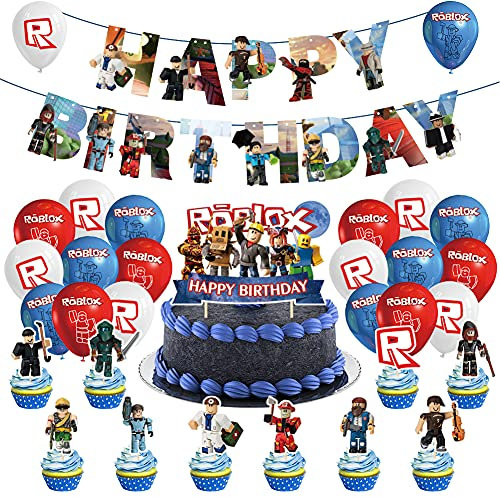 Geburtstag Deko Luftballons, Geburtstag Dekoration Set Geburtstag Ballon, Happy Birthday Banner Geburtstagsdeko Dekoration Supplies Kit für Kleinkinder Mädchen Boy Lady Birthday Party