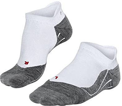 FALKE Herren Laufsocken RU4 Endurance Cool Invisible M IN Funktionsmaterial antiblasen 1 Paar, Weiß (White-Mix 2020), 44-45