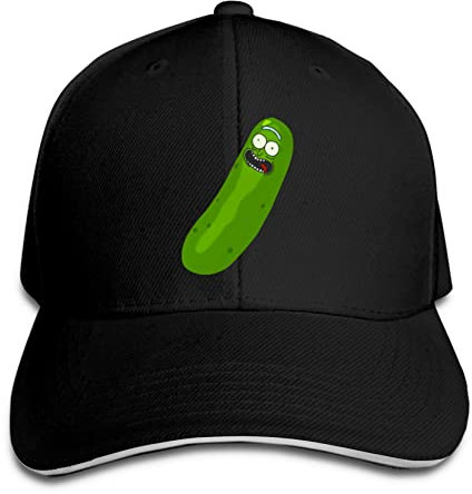 Juicy Pickle Unisex Baseball Cap Sandwich Cap Hip Hop Trucker Cap Classic Curved Brim Golf Sports Hat für Herren Damen