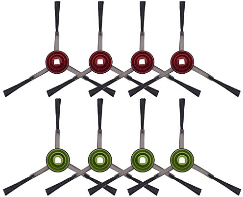 neutop Side Brush Replacement Compatible with Ecovacs Deebot OZMO 920, 950, T5, T8, T8 AIVI, T9, N7, N8, N8+, N8 Pro+, X1 Omni/Turbo/Plus, T10 Plus, Robot Vacuums, 8-Pack.