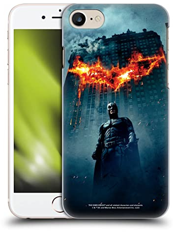 Head Case Designs Offizielle The Dark Knight Batman-Plakat Wichtige Kunst Harte Rueckseiten Handyhülle Hülle Huelle kompatibel mit Apple iPhone 7/8 / SE 2020 & 2022