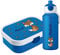 4youDesign Mepal Bento Box & Trinkflasche Set personalisiert Fuchs blau – Geschenk für Kinder Weihnachten, Nikolaus, Geburtstag – BPA frei - Auslaufsicher – Brotdose 750ml, 400ml Flasche